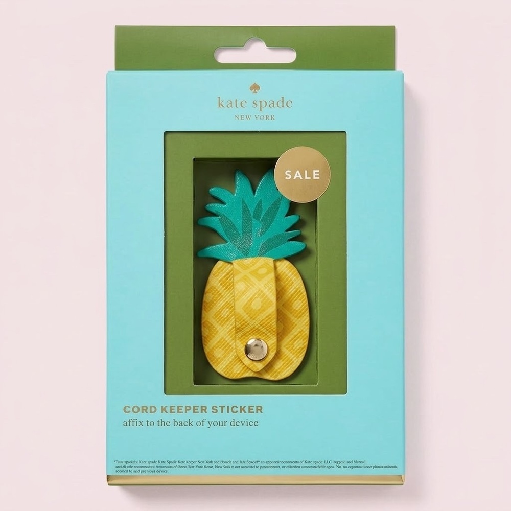NWT Kate Spade Pineapple Phone Ring/Popsocket